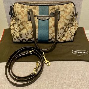 Coach Women’s Satchel w/ adjustable leather strap